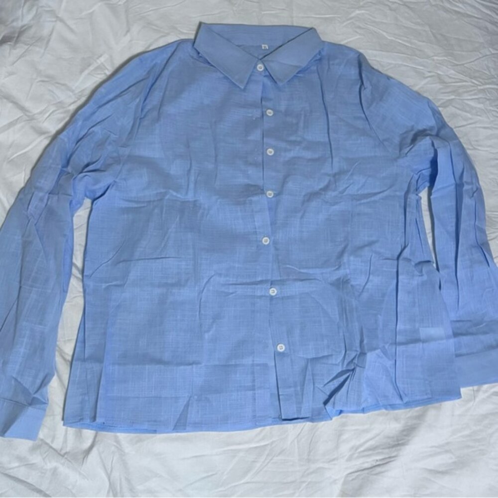 Light Blue Button-Up Shirt